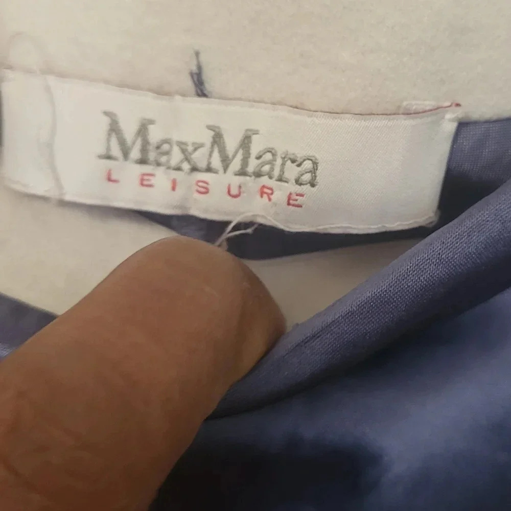 MAX MARA Leisure Coimbra Draped High Waisted Satin Midi Skirt(L)12 - Picture 9 of 11